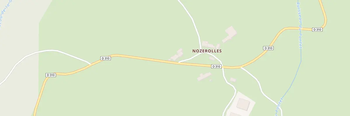 Plan du 5009 Nozerolles à Saint-Mary-le-Plain