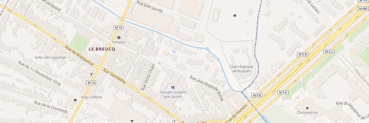 Plan du 37 Rue Jean Baptiste Bonte à Villeneuve-d’Ascq