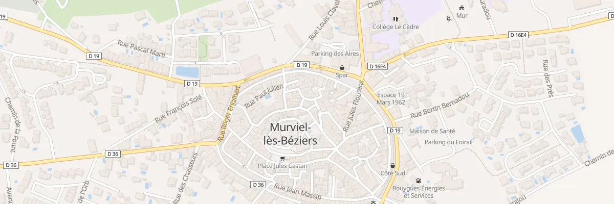 Plan du 2 Rue Carra Paul à Murviel-lès-Béziers