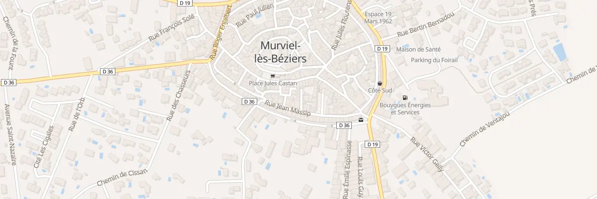 Plan du 1 Rue Bousquet Laurent à Murviel-lès-Béziers