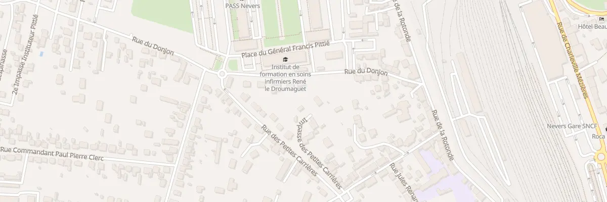 Plan du 16 Rue du Donjon à Nevers