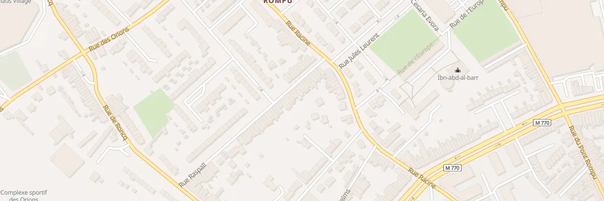Plan du 98 Rue Raspail à Tourcoing