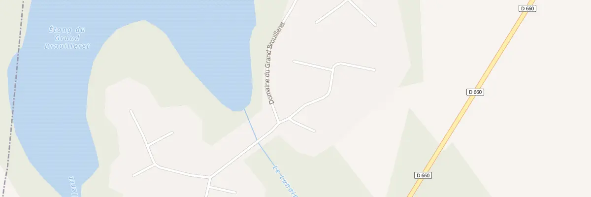 Plan du 5594 Etang du Grand Brouilleret à Égriselles-le-Bocage