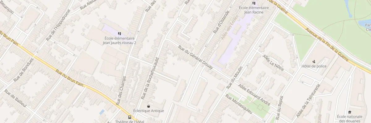 Plan du 43 Rue du Général Douay à Tourcoing