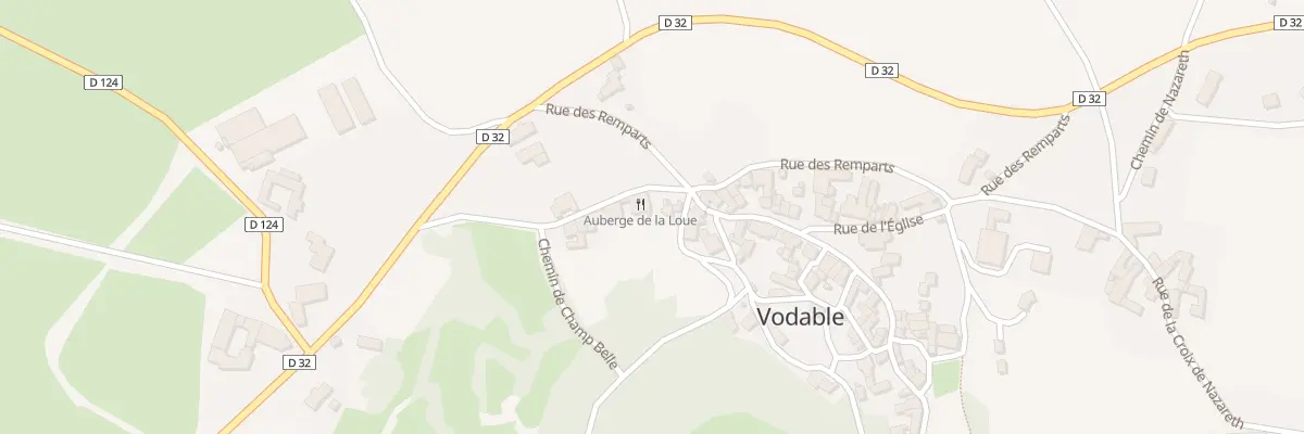 Plan du 9007 Rue du Rocher à Vodable
