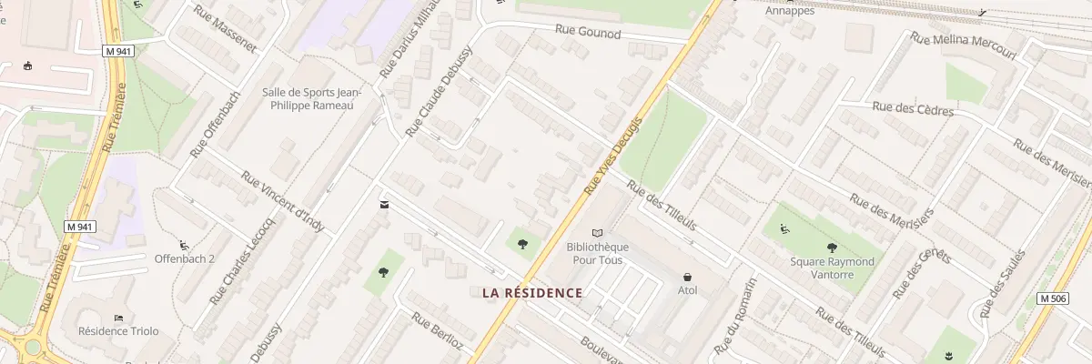 Plan du 28 Rue Yves Decugis à Villeneuve-d’Ascq