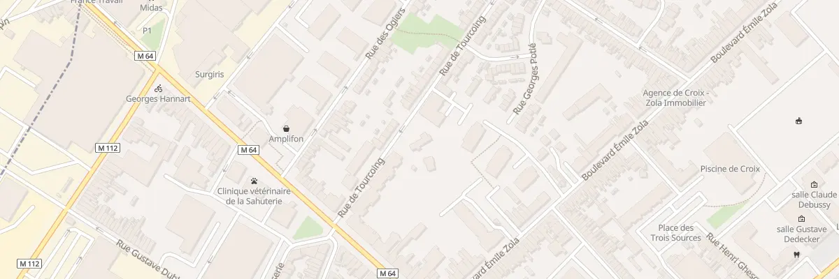 Plan du 32 Rue de Tourcoing à Croix