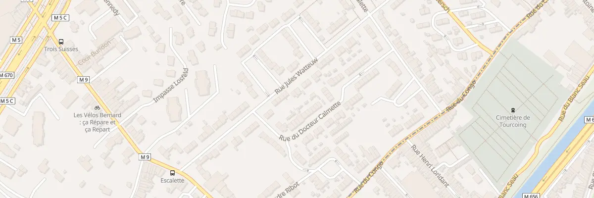 Plan du 36 Rue Jules Watteeuw à Mouvaux