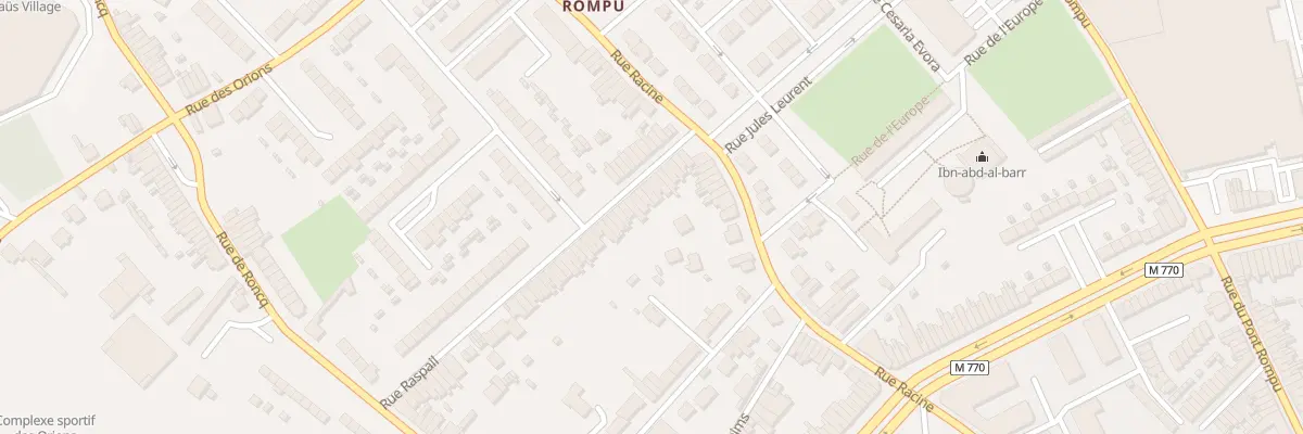 Plan du 100 Rue Raspail à Tourcoing