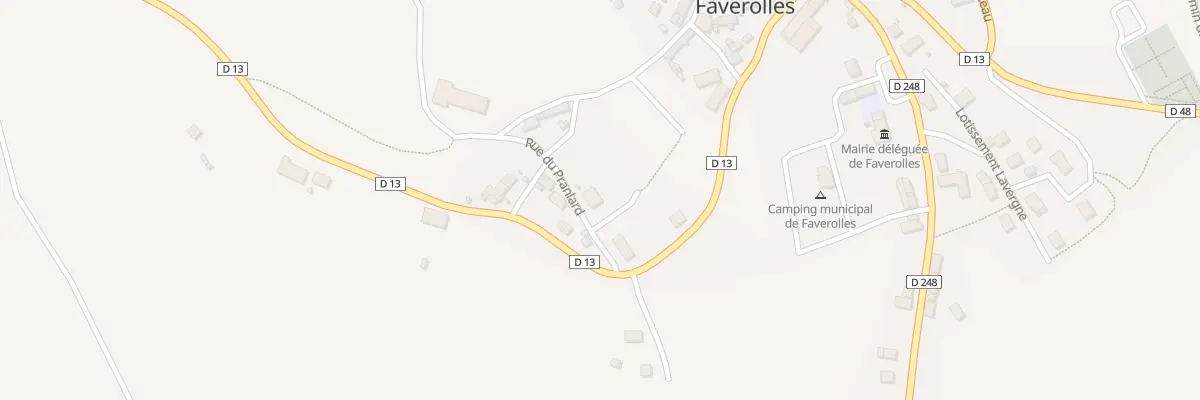 Plan du 3 Le Bourg Faverolles à Val d’Arcomie