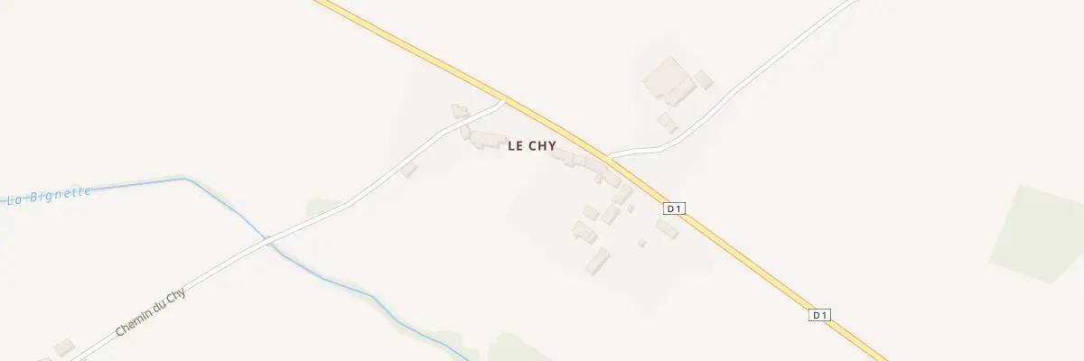 Plan du 5 Le Chy au Theil