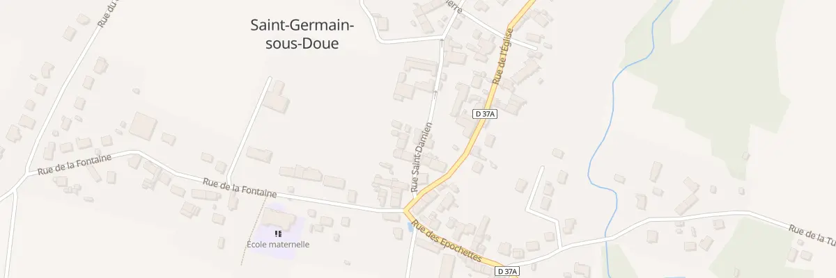 Plan du 18 Rue Saint Damien à Saint-Germain-sous-Doue