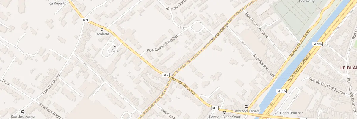 Plan du 15 Rue du Congo à Mouvaux