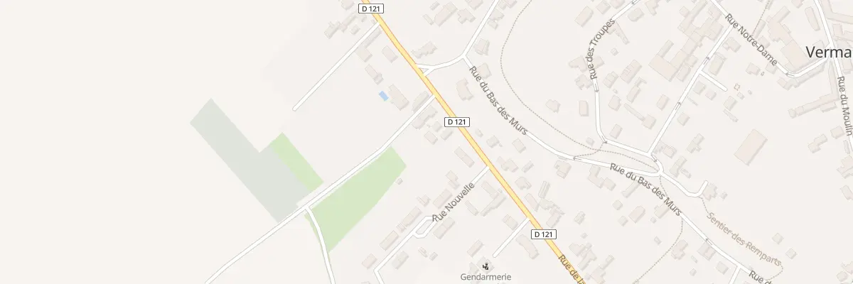 Plan du 4 Rue de la Chapelle à Vermand