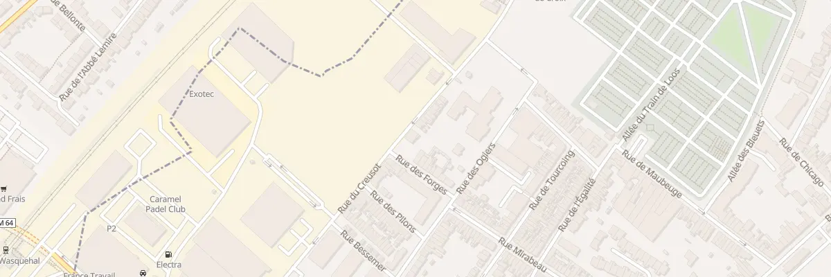 Plan du 60 Rue du Creusot à Croix