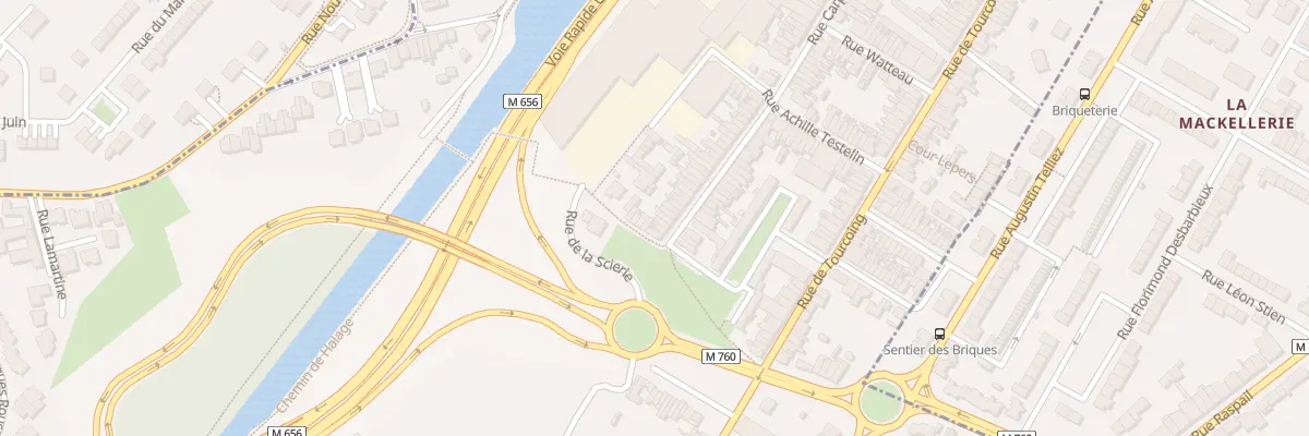 Plan du 5 Rue Carpeaux à Wasquehal