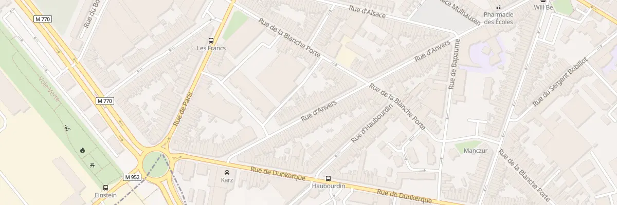 Plan du 116 Rue d’ Anvers à Tourcoing