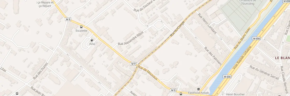 Plan du 19 Rue du Congo à Mouvaux