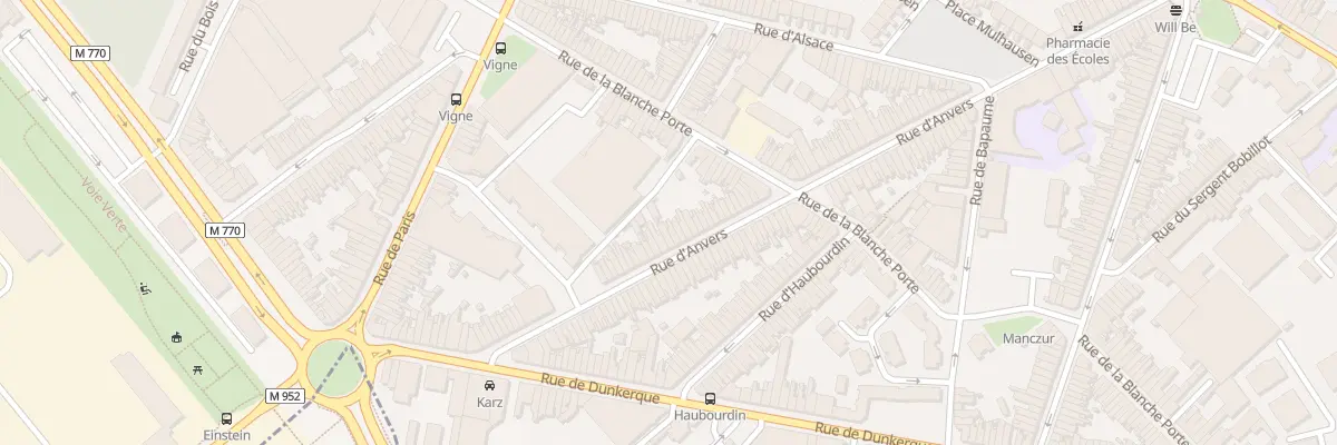 Plan du 114 Rue d’ Anvers à Tourcoing