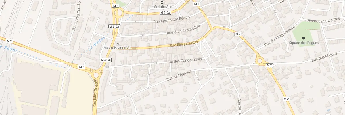 Plan du 21 Rue des Condamines à Gerzat