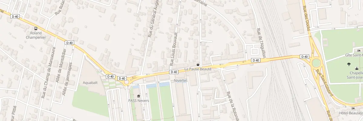 Plan du 32 Rue du 13eme de Ligne à Nevers