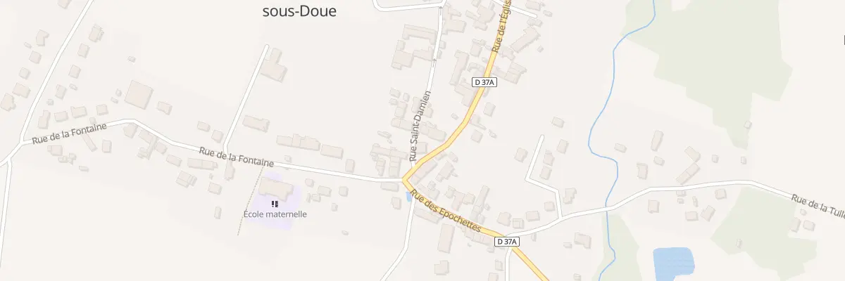 Plan du 2 Rue de l’Eglise à Saint-Germain-sous-Doue
