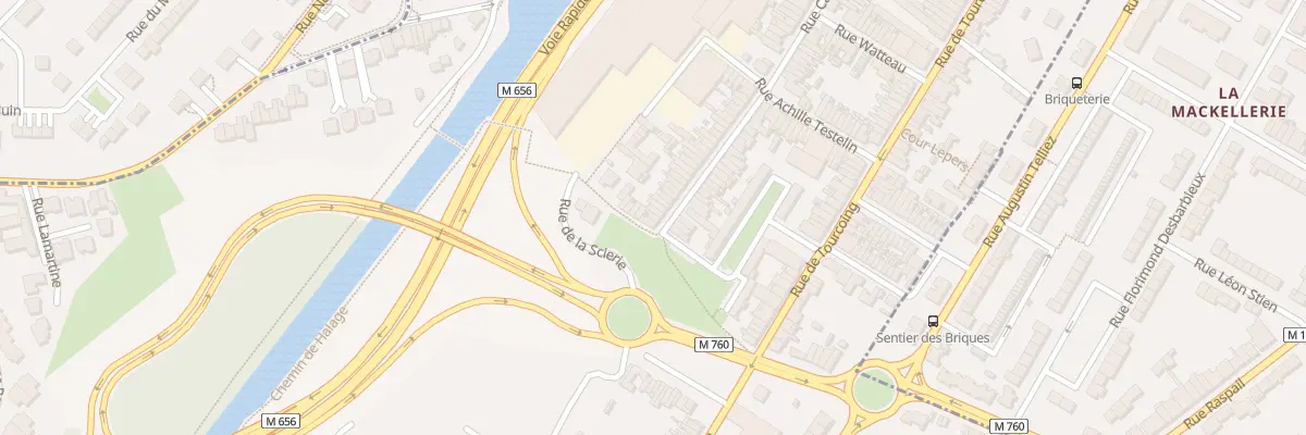 Plan du 3 Rue Carpeaux à Wasquehal
