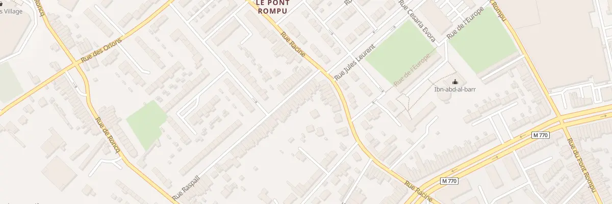 Plan du 106 Rue Raspail à Tourcoing