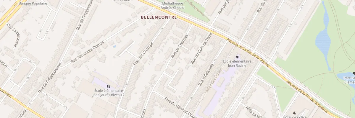 Plan du 19 Rue de Chartres à Tourcoing