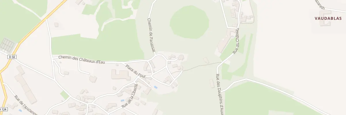 Plan du 9005 Rue du Four à Vodable