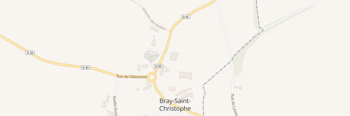 Plan du 4 Rue de l’Eglise à Bray-Saint-Christophe