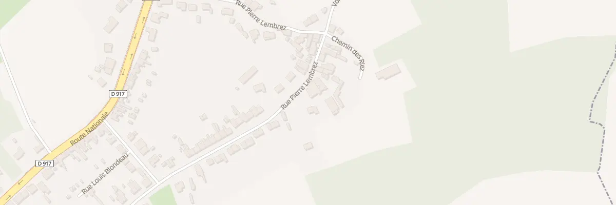Plan du 646 Rue Pierre Lembrez à Râches
