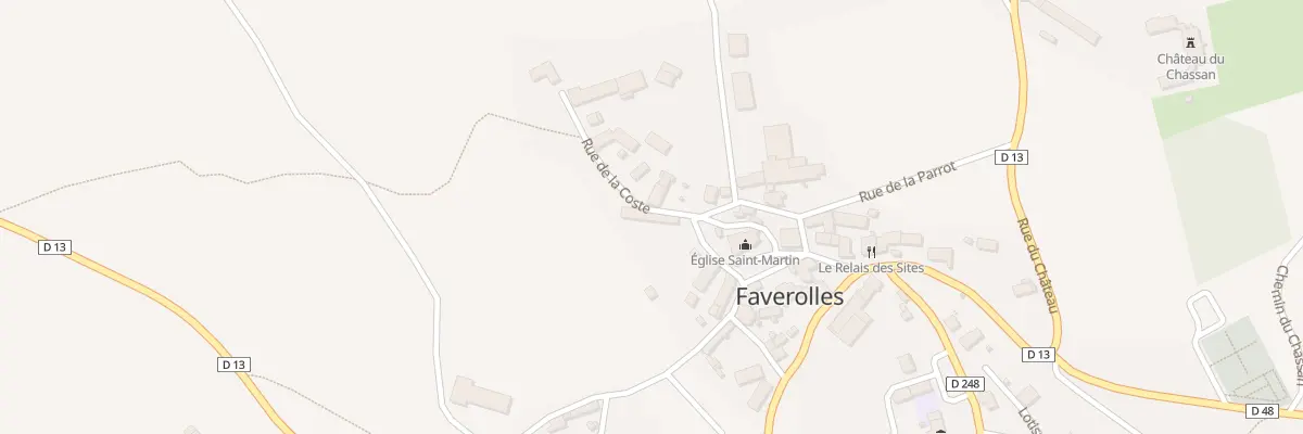 Plan du 6 Le Bourg Faverolles à Val d’Arcomie