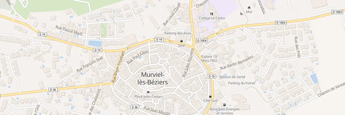 Plan du 7 Rue Sablier Justin à Murviel-lès-Béziers