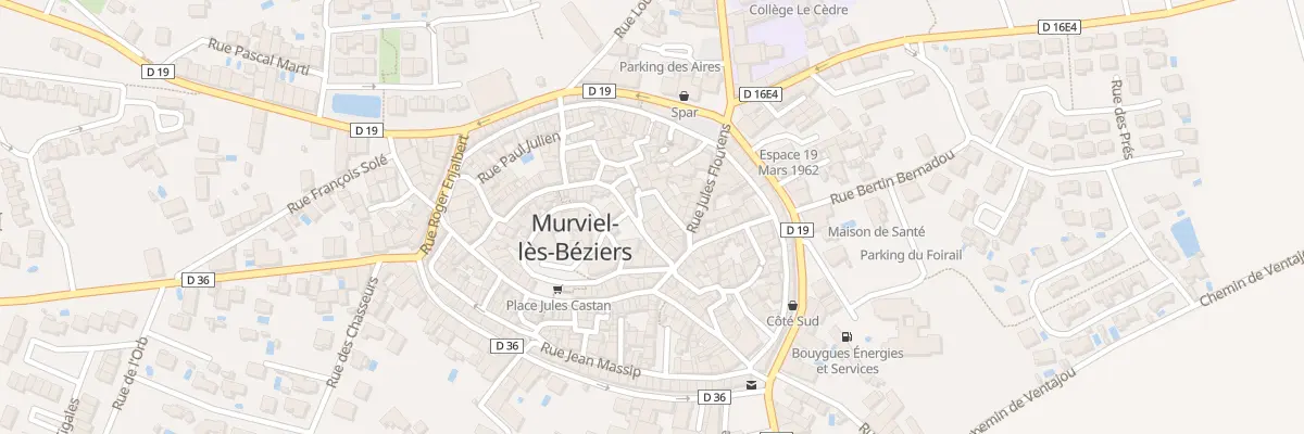 Plan du 8 Rue Serrano Joseph à Murviel-lès-Béziers