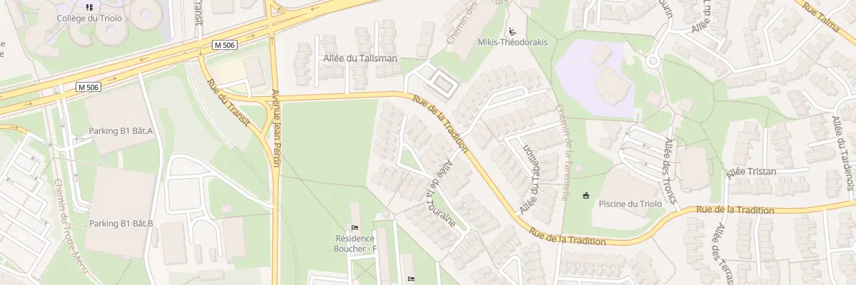 Plan du 1 All du Tournesol à Villeneuve-d’Ascq