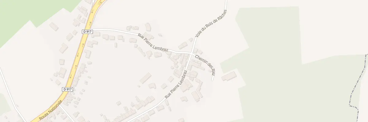 Plan du 713 Rue Pierre Lembrez à Râches