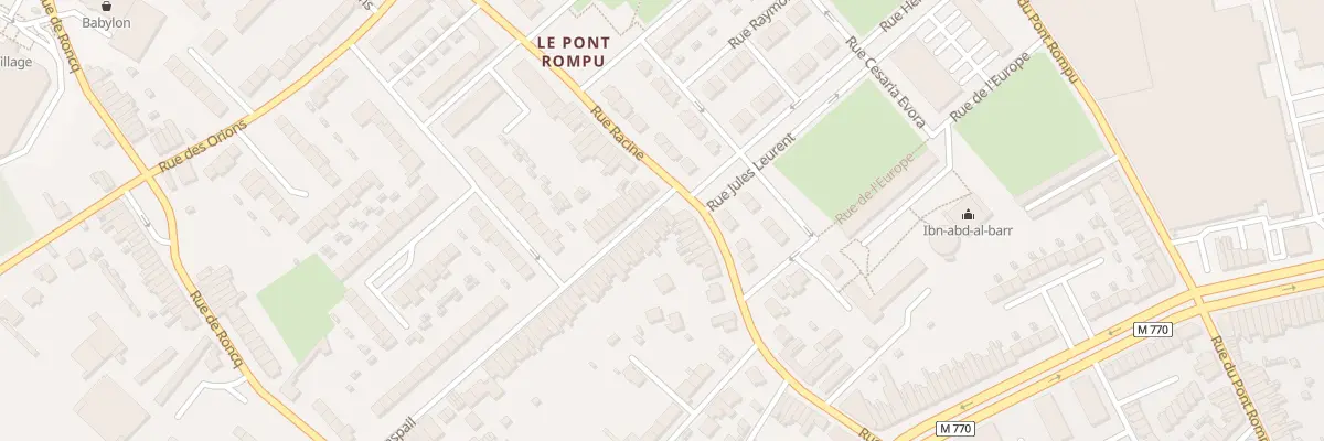 Plan du 116 Rue Raspail à Tourcoing