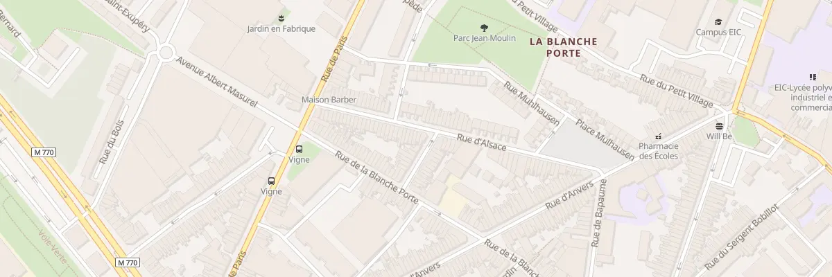 Plan du 71 Rue d’ Alsace à Tourcoing