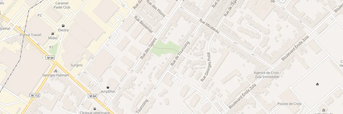 Plan du 55 Rue de Tourcoing à Croix