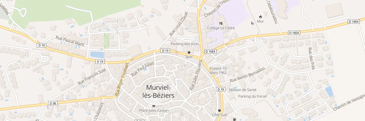 Plan du 7 Rue Cayrol Paul à Murviel-lès-Béziers