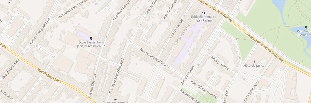 Plan du 3 Rue d’Ostende à Tourcoing