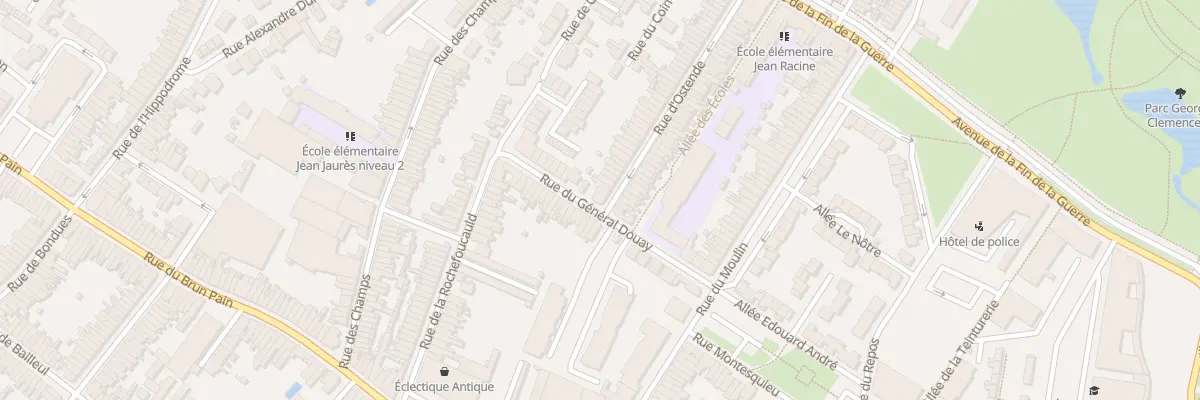 Plan du 1 Rue d’Ostende à Tourcoing