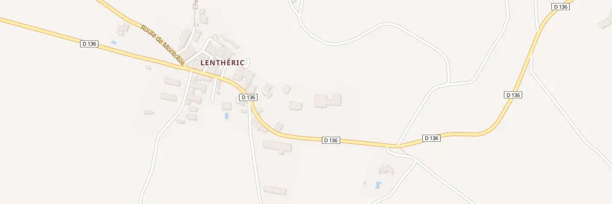 Plan du 13 Lenthéric à Cabrerolles