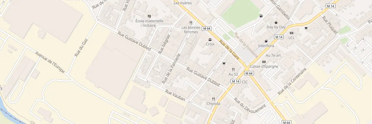 Plan du 36 Rue Gustave Dubled à Croix