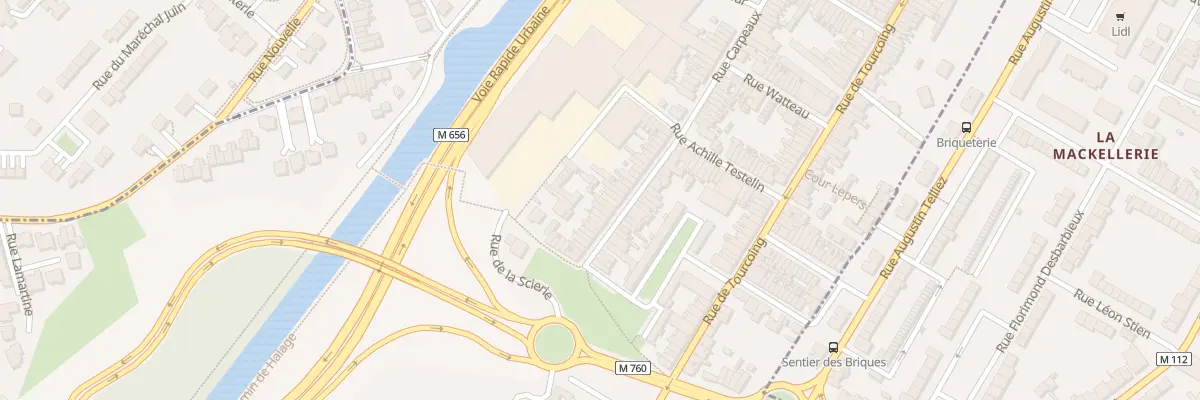Plan du 23 Rue Carpeaux à Wasquehal