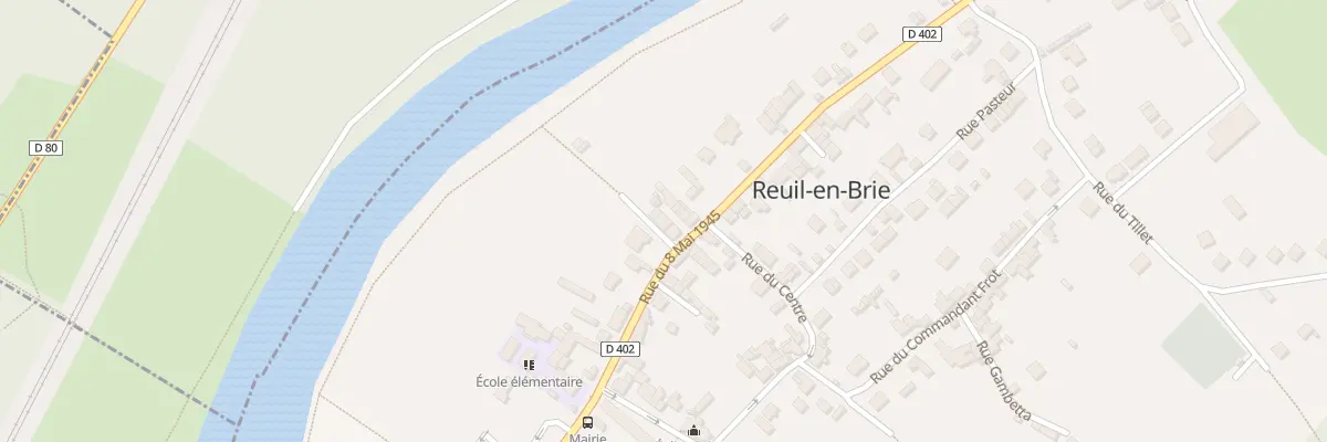 Plan du 5 Rue du Port à Reuil-en-Brie