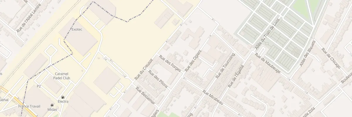 Plan du 14 Rue des Forges à Croix