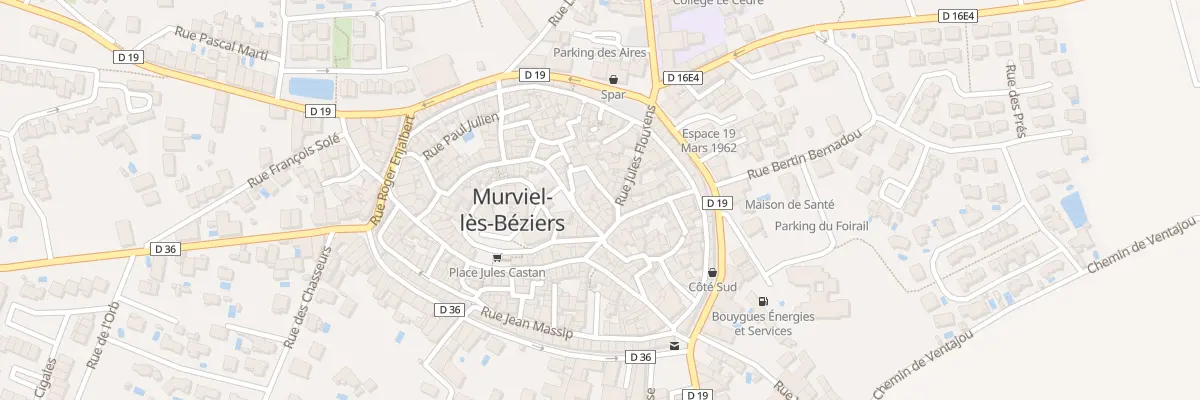 Plan du 1 Rue Henri Milhau à Murviel-lès-Béziers