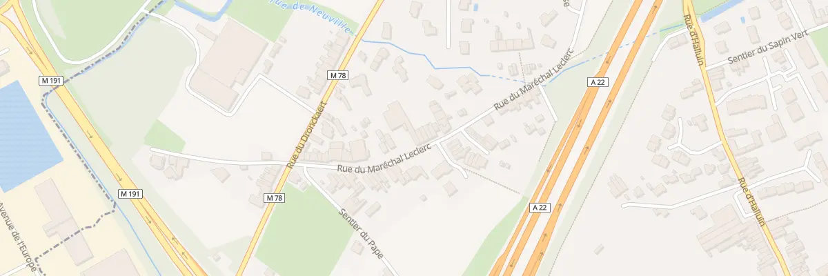 Plan du 30 Rue du Maréchal Leclerc à Neuville-en-Ferrain